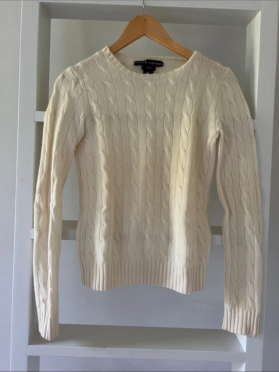 Ralph Lauren Black Label Sweaters - Ralph Lauren Black Label Cashmere Cable-Knit Crewneck slim Sweater